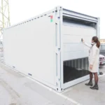 Contentor de armazenamento de 20 pés com porta seccional - Image 4