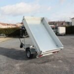 Reboque basculante hidráulico HUMBAUR 3053 HUK 132314 e 3054 HUK 152314